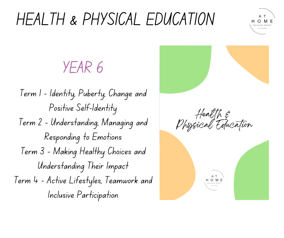 Health and Physical Education Booklet Term 1-4 (Digital Download)