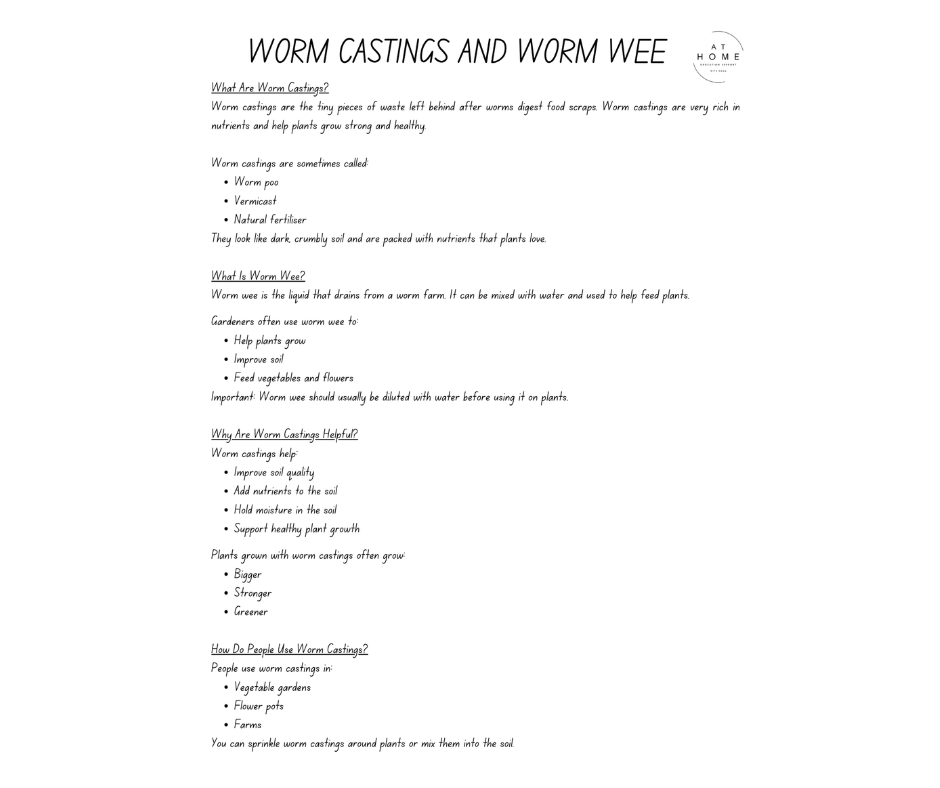 Worm Farm Booklet (Digital Download)
