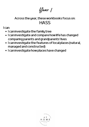 Year 1 Workbook Bundle