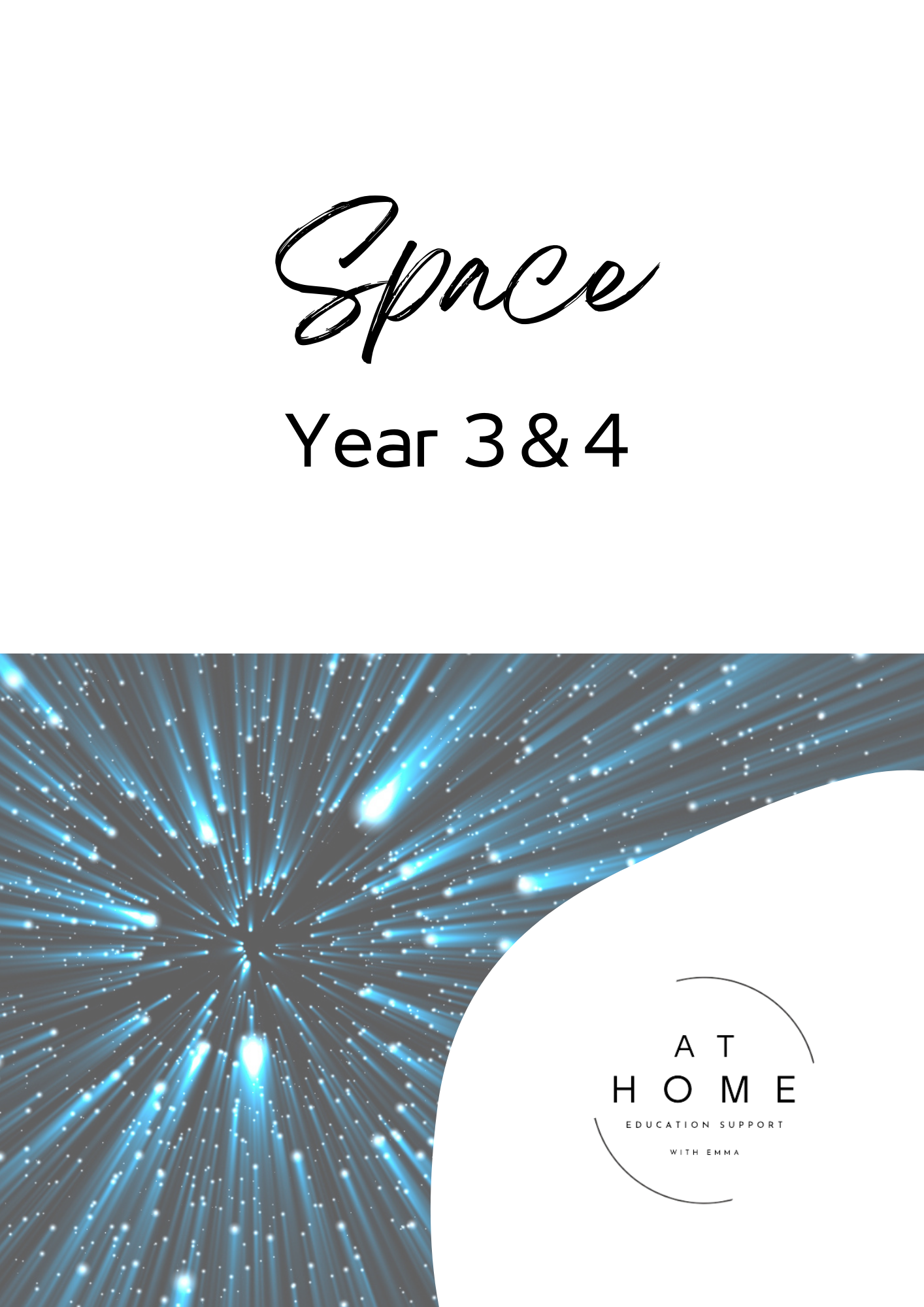 Year 3 and 4 Space Themed Booklet - Digital