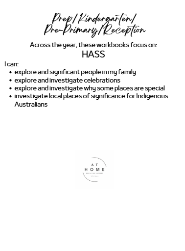 Pre-Primary Term 2 (WA) English and Maths Homeschooling Workbook