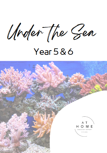 Year 5 and 6 Under the Sea Themed Booklet - Digital