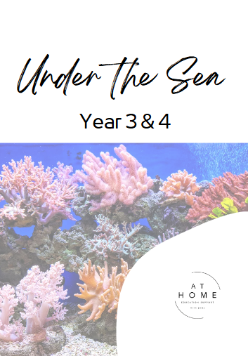 Year 3 and 4 Under the Sea Themed Booklet - Digital