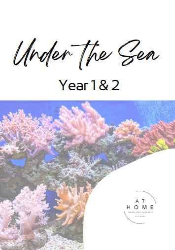Year 1 and 2 Under the Sea Themed Booklet - Digital