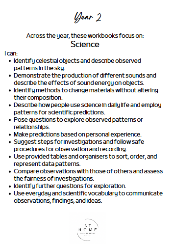 Year 2 Term 1 English and Maths Homeschooling Workbook