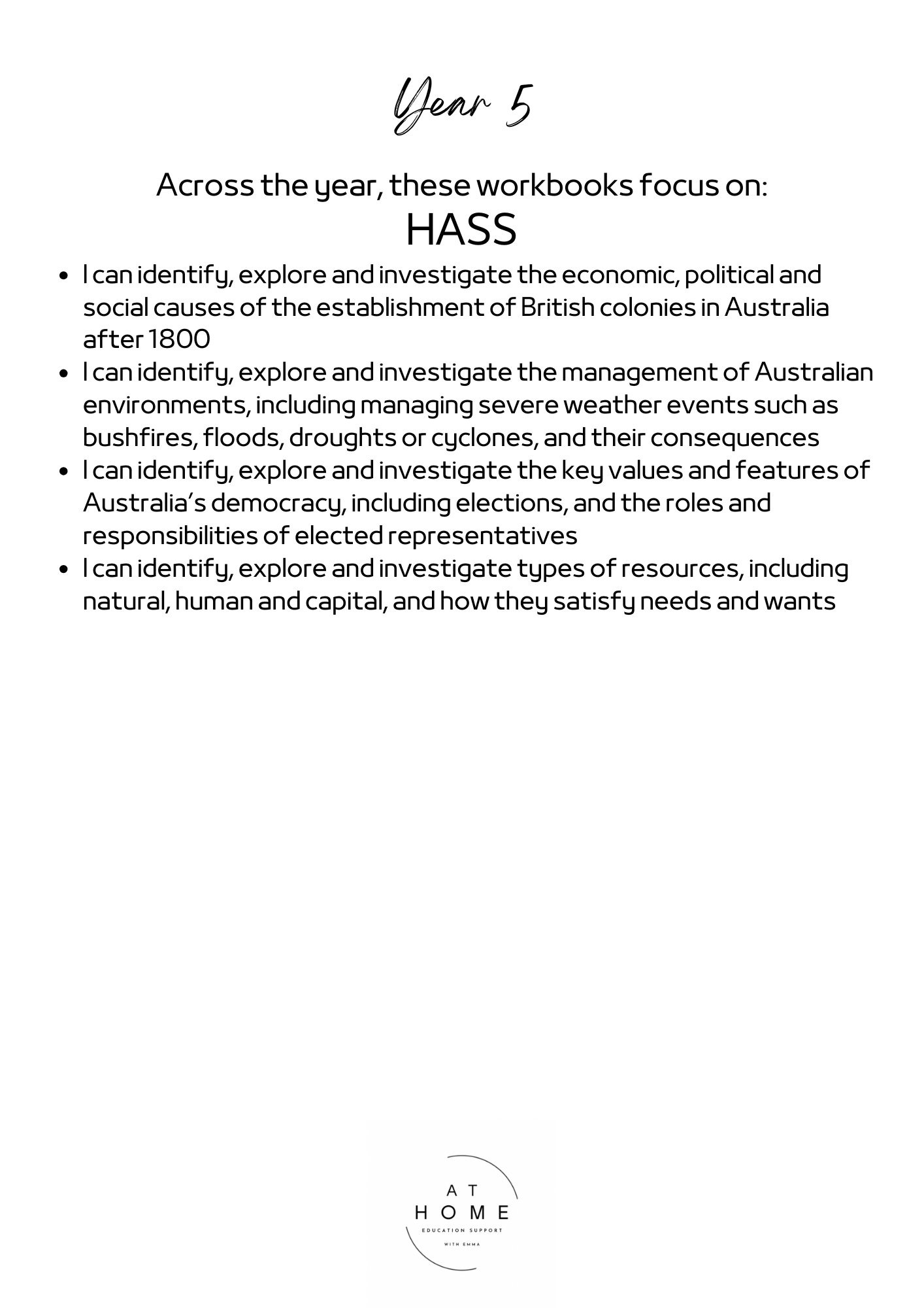 Year 5 Term 3 English and Maths Homeschooling Workbook