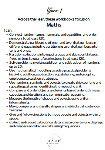 Year 1 Workbook Bundle