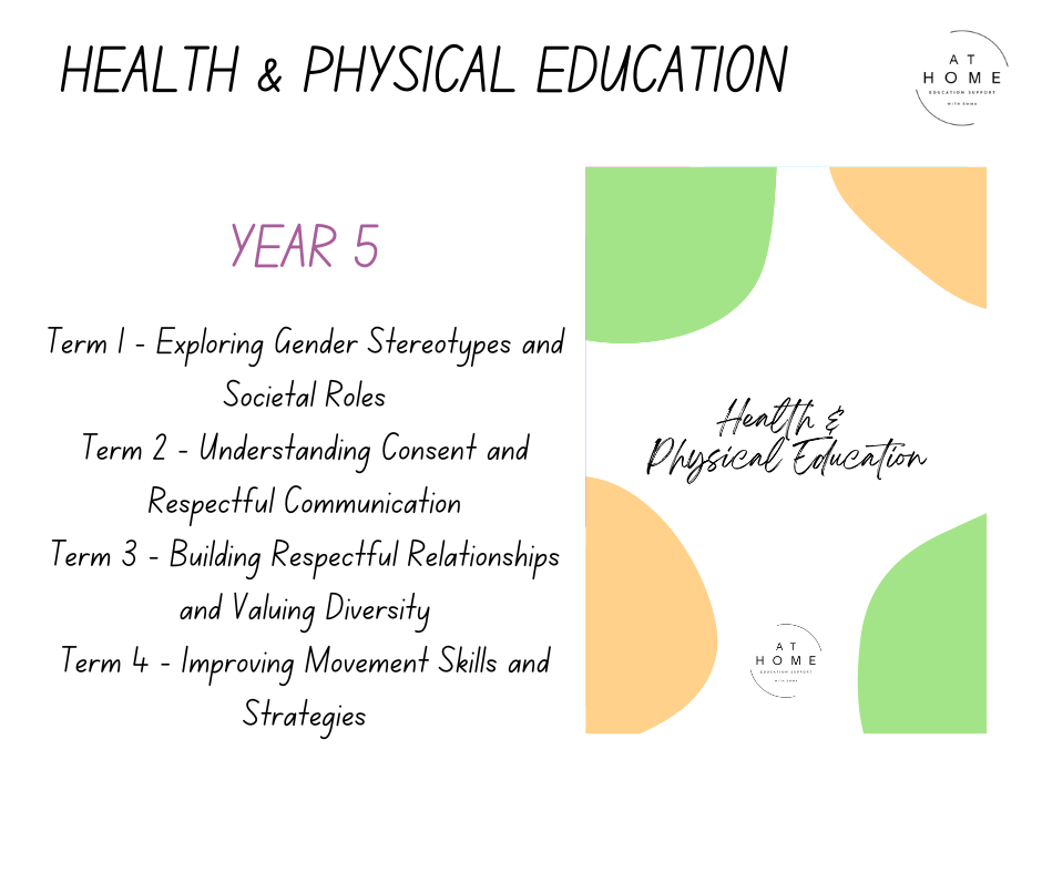 Health and Physical Education Booklet Term 1-4 (Digital Download)