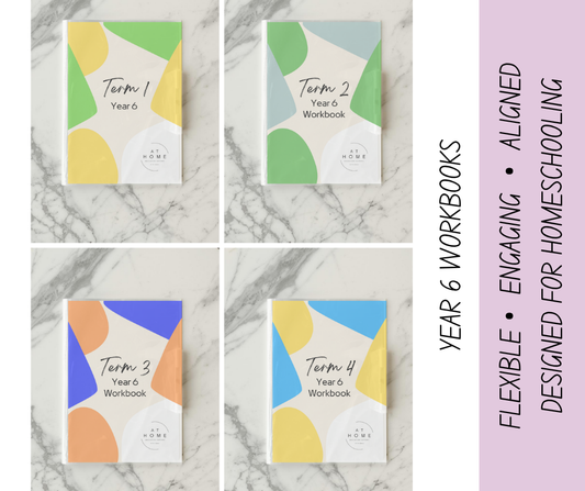 PREORDER 2027 Year 6 Australian Curriculum Homeschooling Workbook