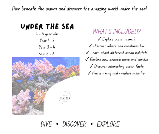 Under the Sea All Primary Ages Themed Booklet (Digital Download)
