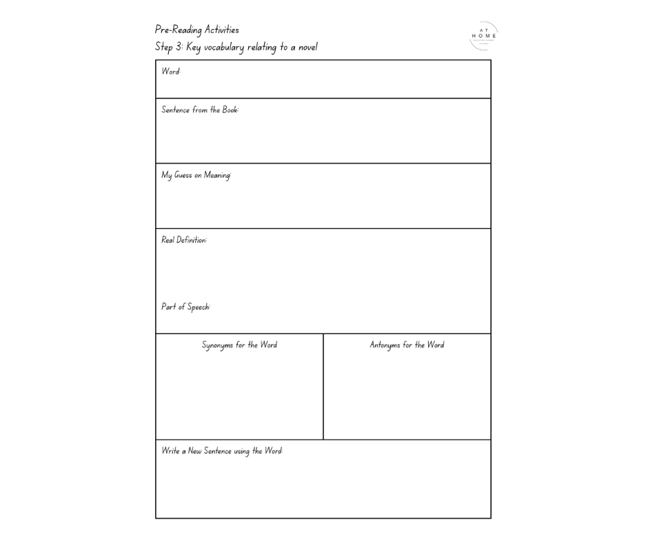 Novel Study Year 3-6 (Digital Download)
