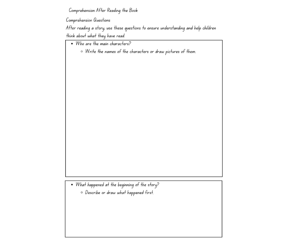 Book Study Prep/Kindergarten/Pre-Primary/Reception to Year 2 (Digital Download)