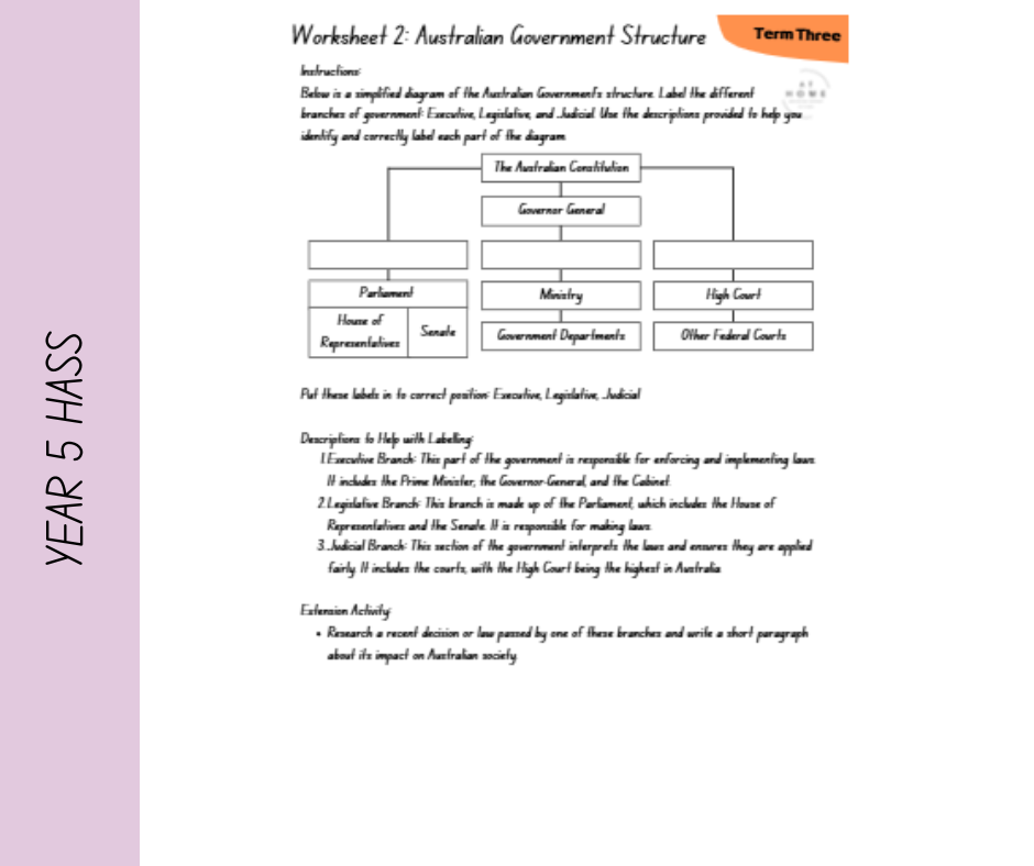 PREORDER 2027 Year 5 Australian Curriculum Homeschooling Workbook