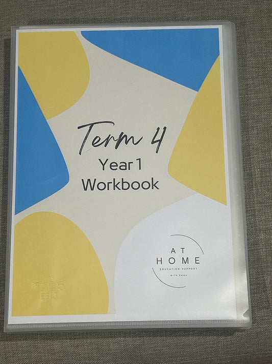 Year 1 Term 4 English and Maths Homeschooling Workbook