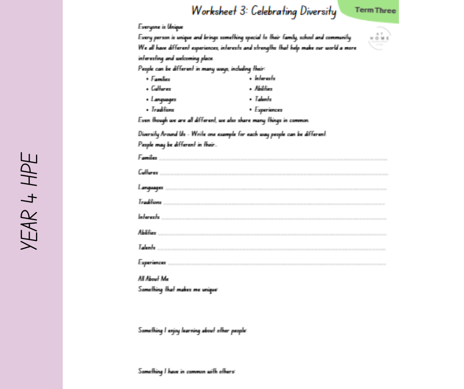 PREORDER 2027 Year 4 Australian Curriculum Homeschooling Workbook