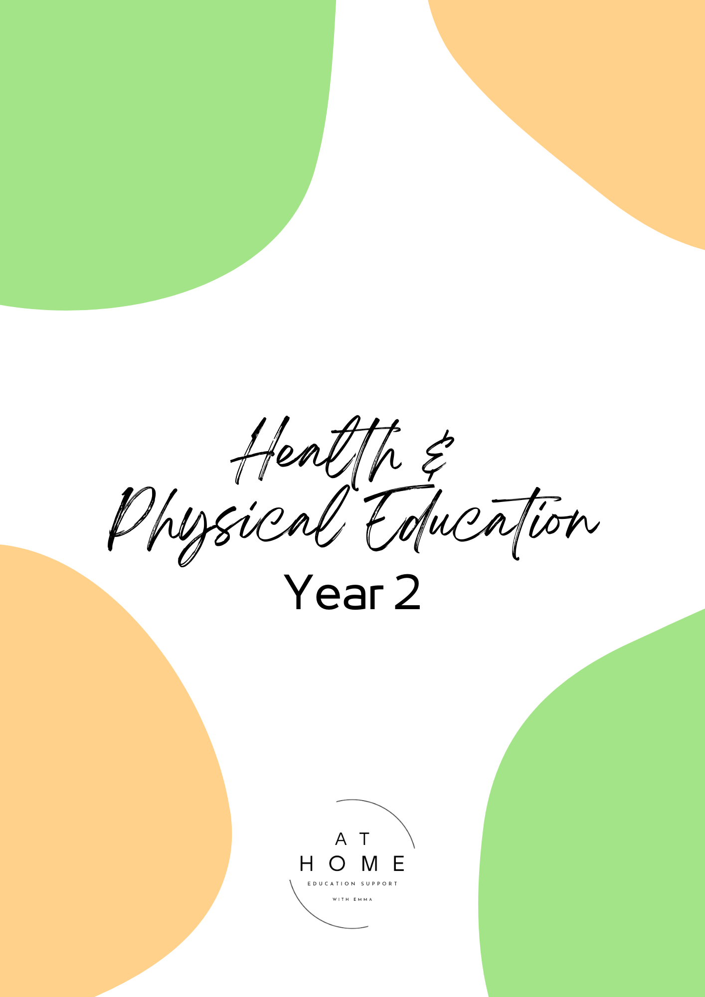 Health and Physical Education Booklet Term 1-4 (Digital Download)