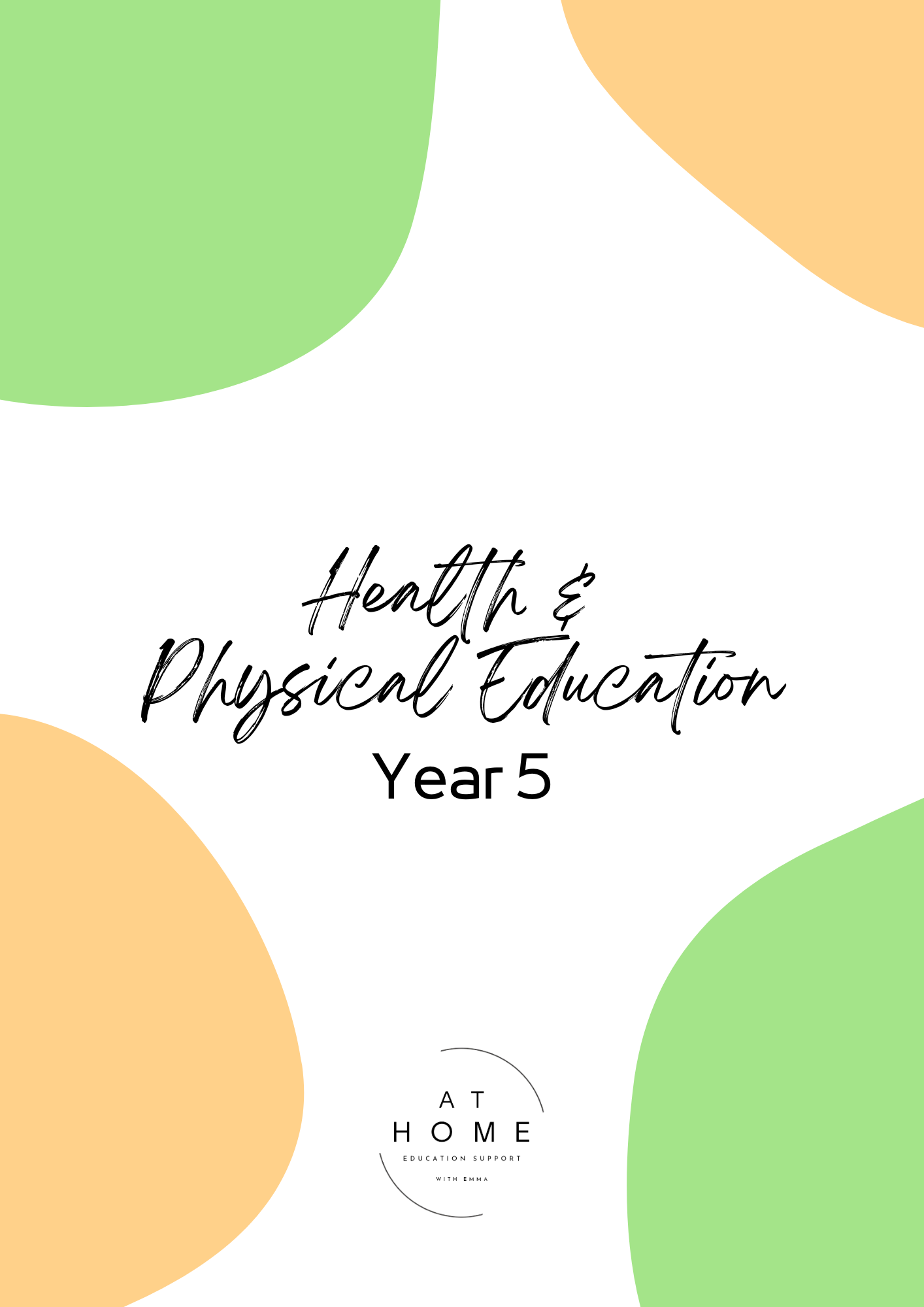 Health and Physical Education Booklet Term 1-4 (Digital Download)