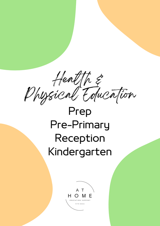 Health and Physical Education Booklet Term 1-4 (Digital Download)