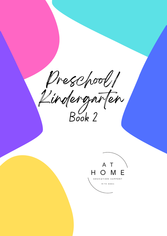 Preschool/Kindy Learning Booklet 2 (Digital Download)