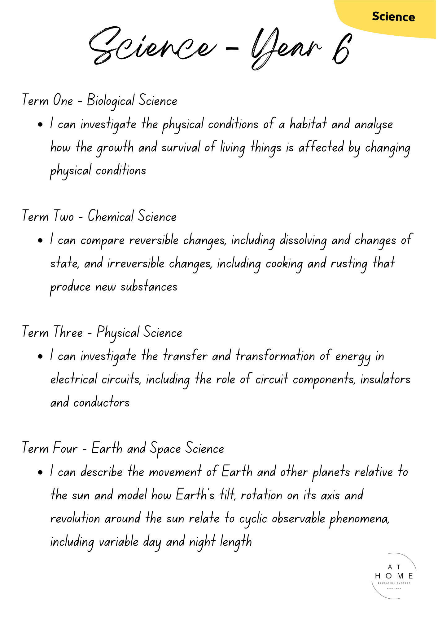 Science Digital Booklet