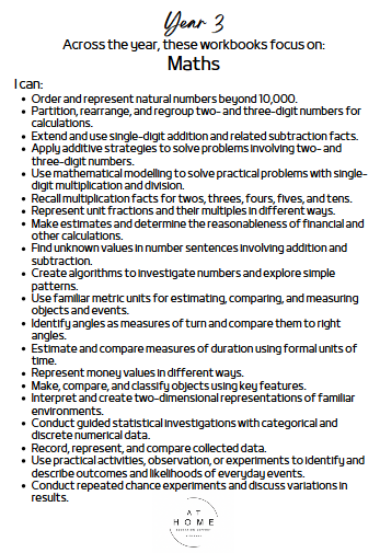 Year 3 Term 3 Homeschooling Workbook