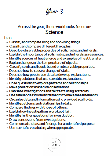 Year 3 Term 3 Homeschooling Workbook
